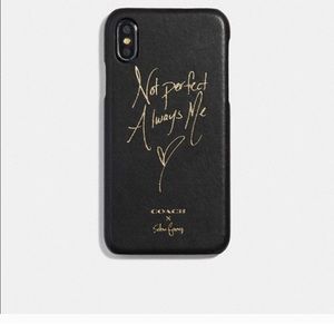 Selena Gomez x Coach Iphone X case